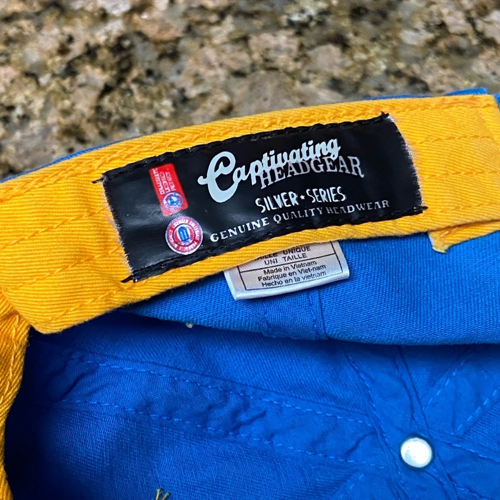 Nice Vintage UCLA Light Blue Strap Back Cotton Baseball Hat BRUINS - Picture 6 of 6